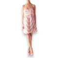 Strapless Aztec Corduroy Mini Dress