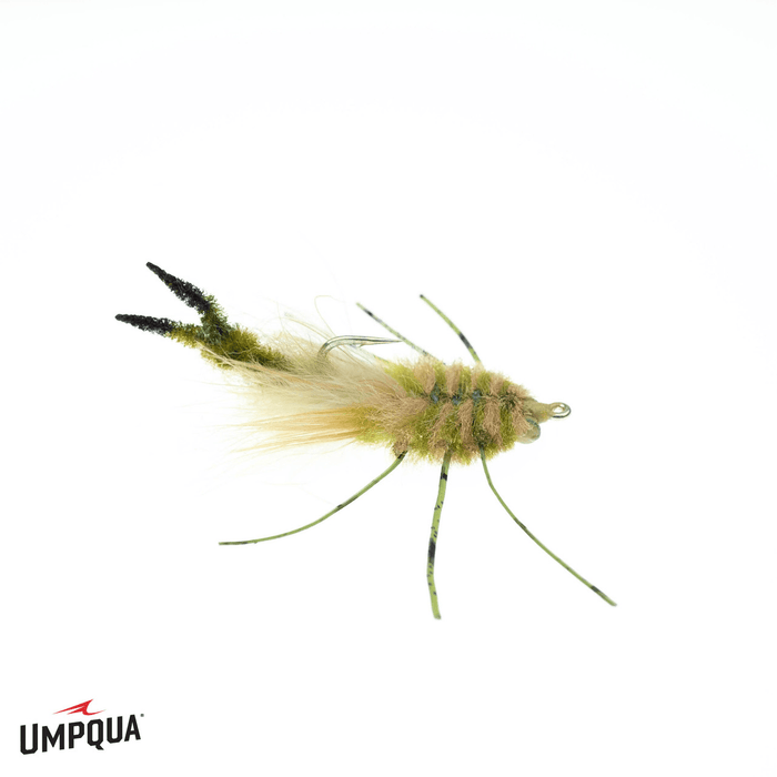 STRONG ARM MERKIN Umpqua OLIVE 02 MEDIUM Flies Rivers and Glen Trading Co