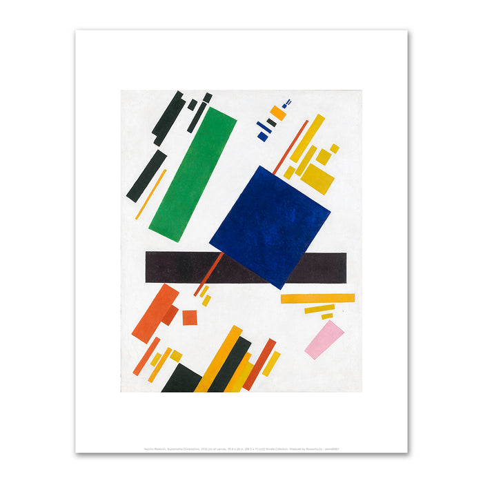 Kazimir Malevich, Suprematist Composition, 1916, Private Collection. Fine Art Prints in various sizes (unframed and framed) by Museums.Co