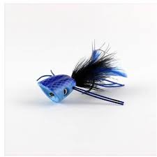 Surface Seducer Double Barrel Bass Bug Flymen Fishing Company #6 / Blue Flies Rivers and Glen Trading Co