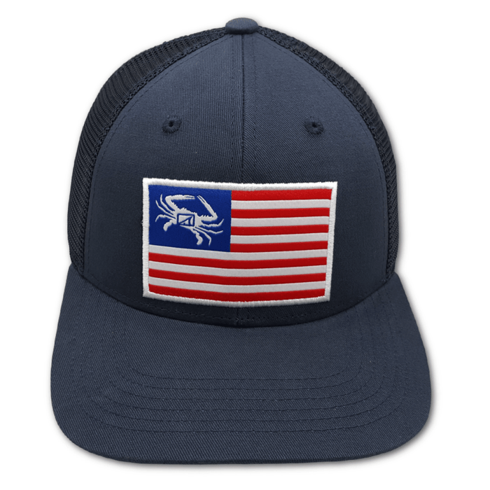 SWC Drifter- 6 Panel Trucker Skinny Water Culture Headwear Rivers and Glen Trading Co