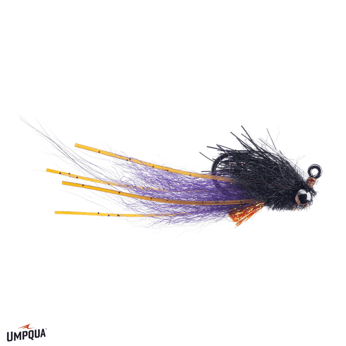 SWISS ARMY SLIDER Umpqua MIDNIGHT 04 Flies Rivers and Glen Trading Co