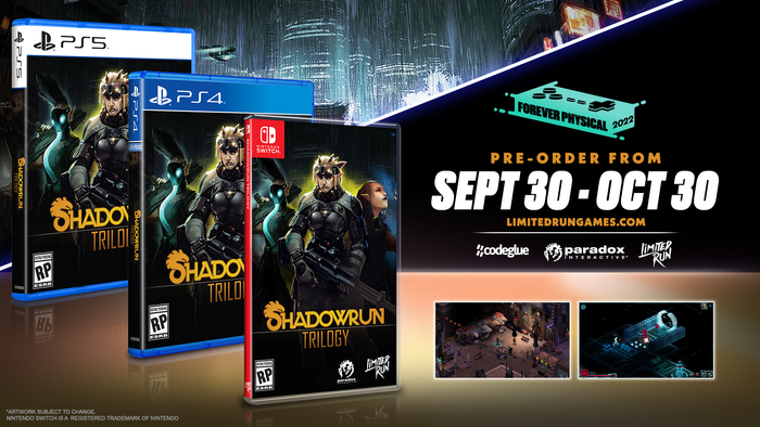 Switch Limited Run #163: Shadowrun Trilogy