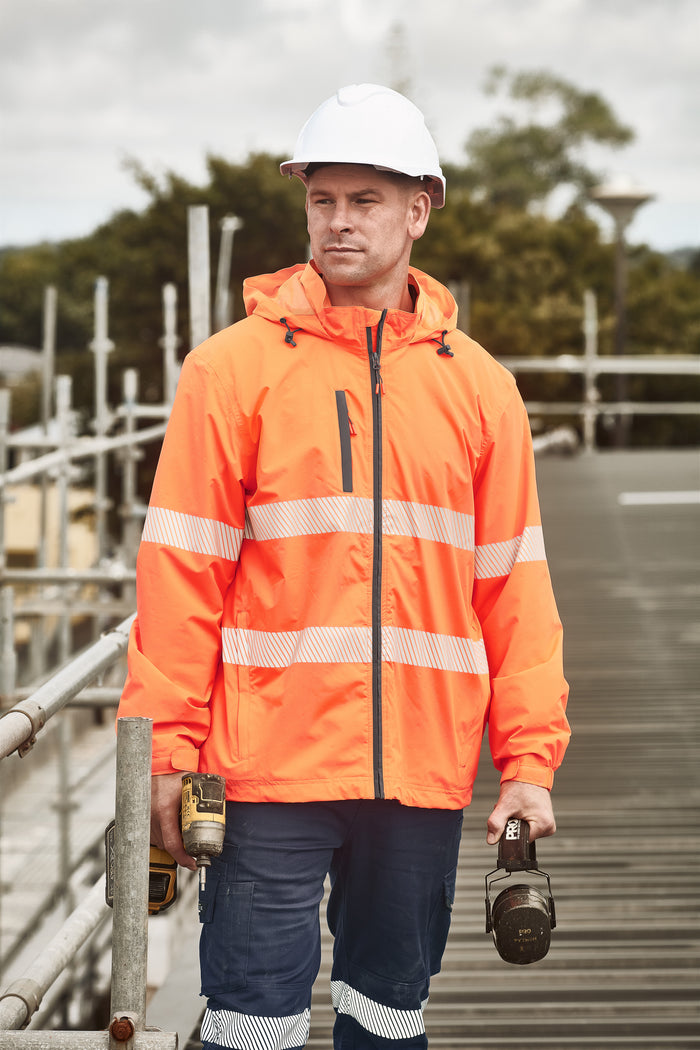 Syzmik Unisex Lightweight Taped Packable Rain Jacket