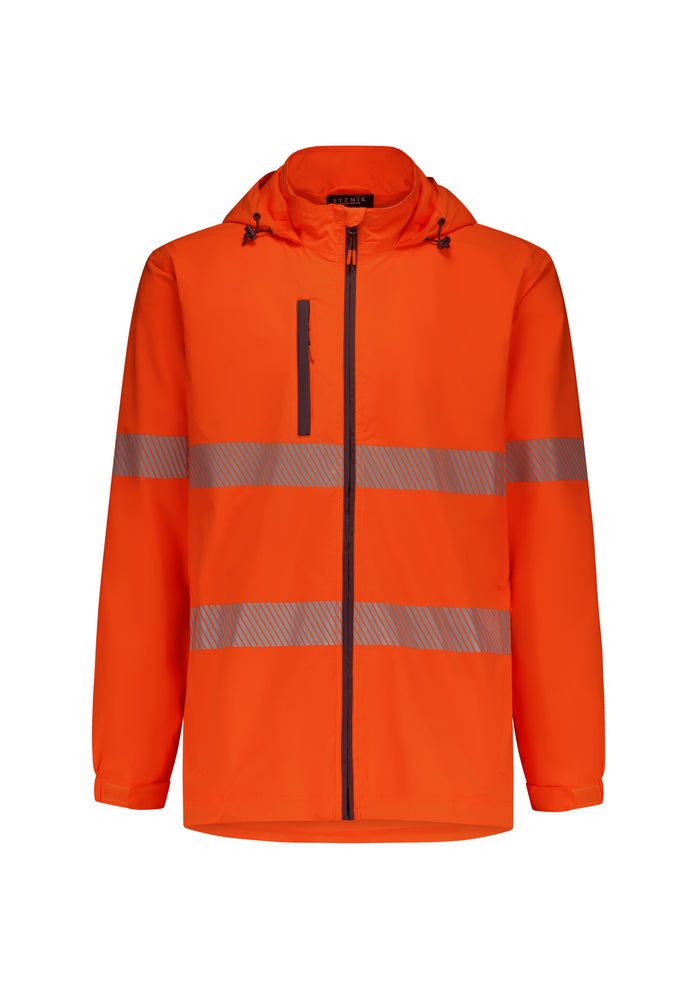 Syzmik Unisex Lightweight Taped Packable Rain Jacket