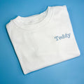 T-Shirt with Side of Chest Name