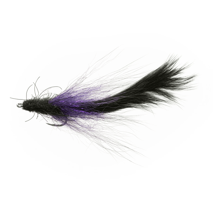 TARPON SPECIAL BUNNY Enrico Puglisi BLACK / PURPLE - #2/0 Flies Rivers and Glen Trading Co