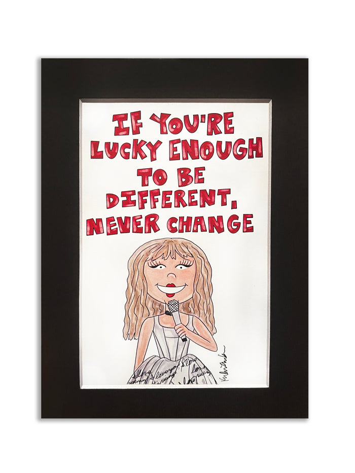 Taylor Quote Mini Print