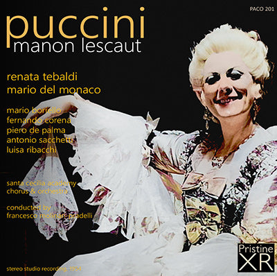 TEBALDI Puccini: Manon Lescaut (stereo, 1954) - PACO201 - CD