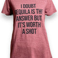 Tequila Short Sleeve Graphic Tee flat lay
