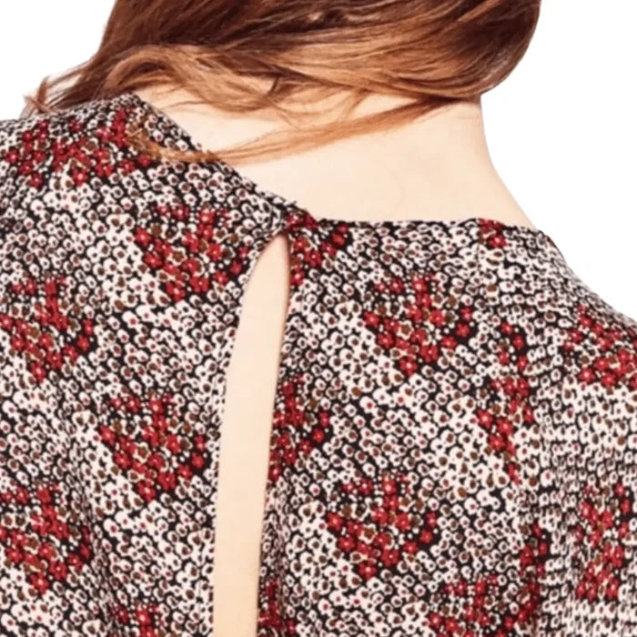Textile Floral Print Long Sleeve Rompers Shorts - Wild Time Fashion