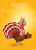 DoorFoto Door Cover Thanksgiving Turkey Cartoon