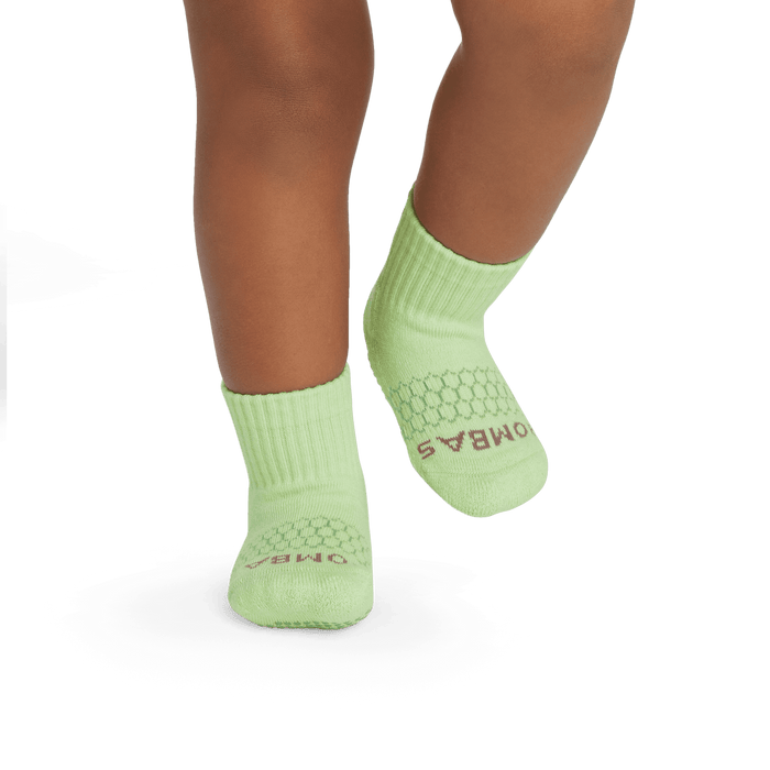 Toddler Gripper Calf Socks 4-Pack