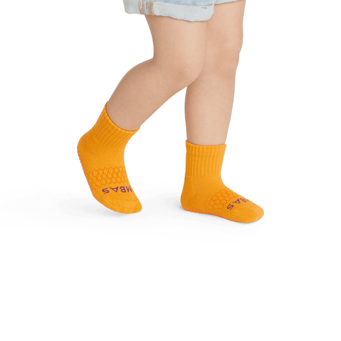 Toddler Gripper Calf Socks 4-Pack