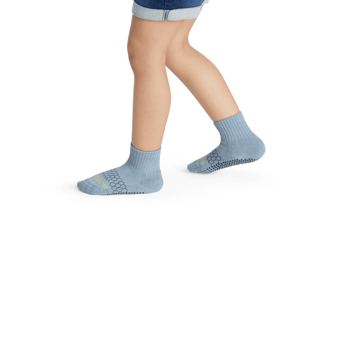 Toddler Gripper Calf Socks 4-Pack