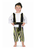 Toddler Pirate Costume Shirt With Belt - thefancydress.co.uk