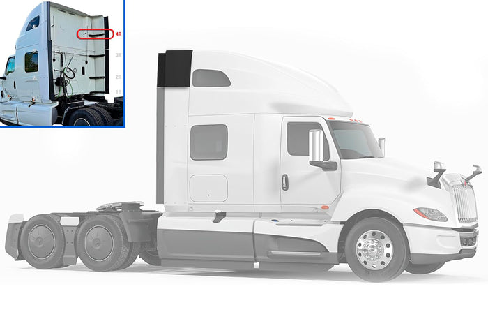 Top Wind Fairing Cab Panel w/Bracket & w/Extender Passenger International LT625