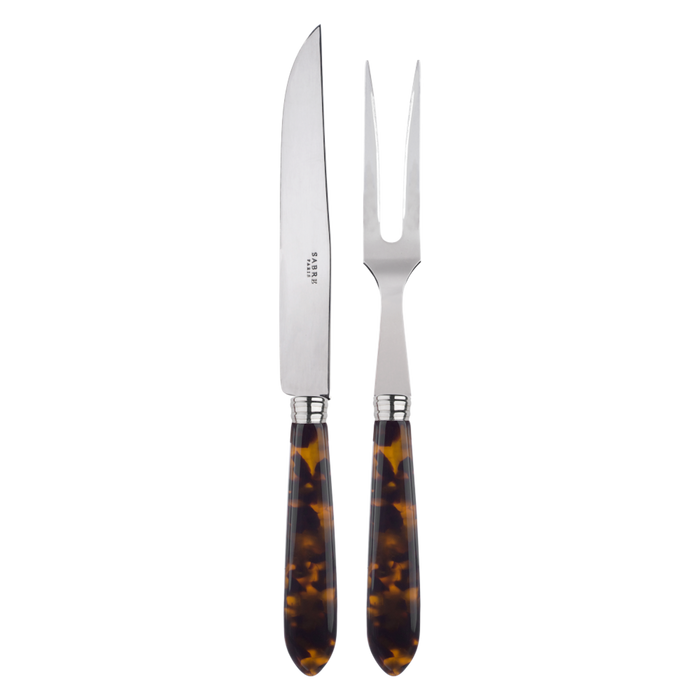 Sabre Paris Tortoise Two Piece Carving Set