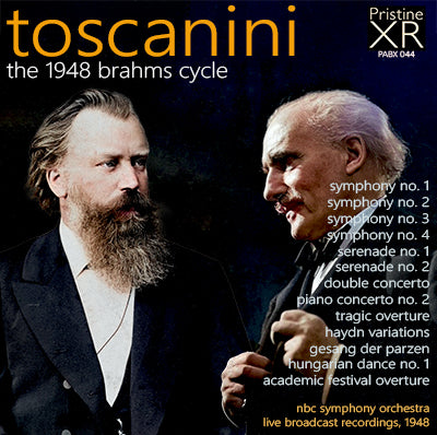 TOSCANINI Brahms: The 1948 Cycle (1948) - Pristine PABX044 - CD