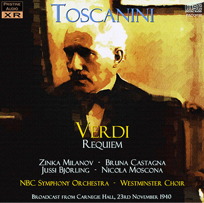 TOSCANINI Verdi: Requiem (1940) - PACO038 - CD