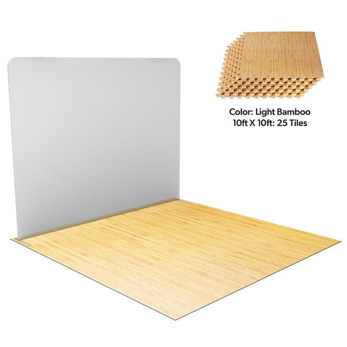 Light Bamboo / 10ft x 10ft (25 Tiles)