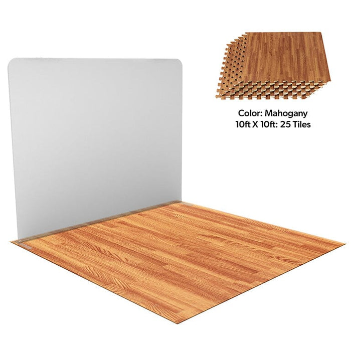 Mahagony / 10ft x 10ft (25 Tiles)