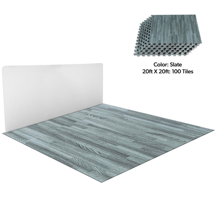 Slate / 20ft x 20ft (100 Tiles)