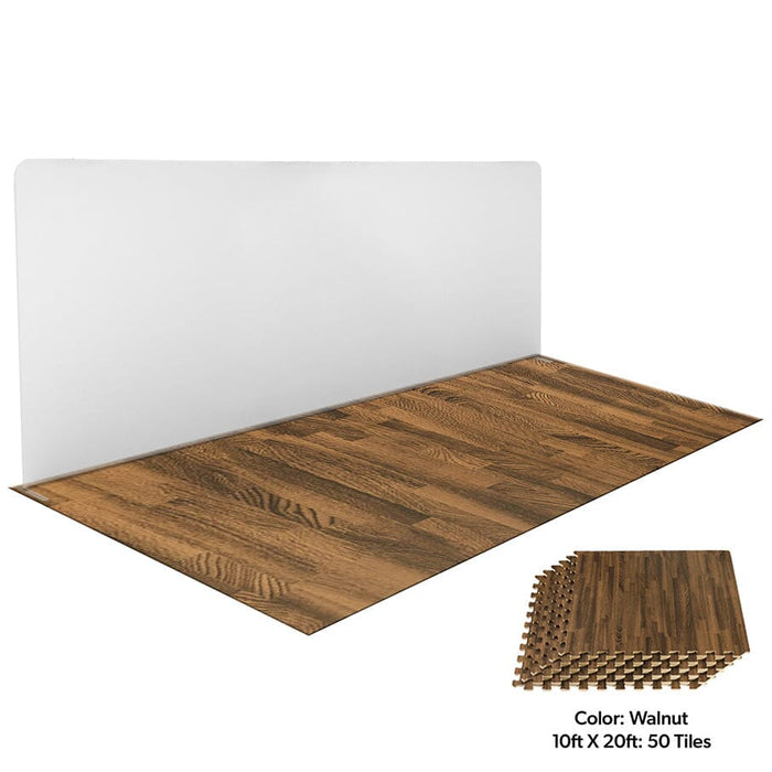 Walnut / 10ft x 20ft (50 Tiles)