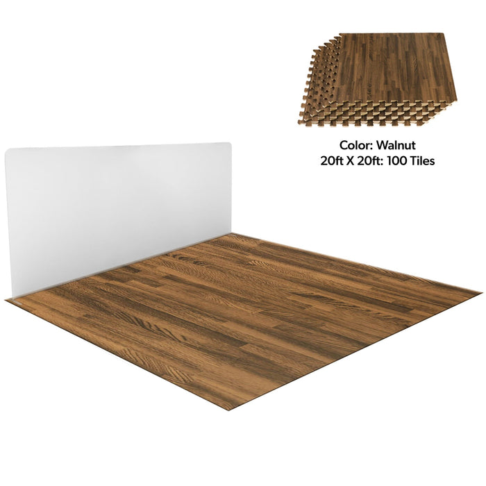Walnut / 20ft x 20ft (100 Tiles)