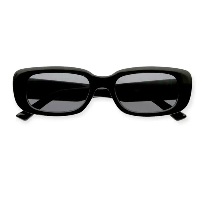 Trendy Rectangle Plastic Frame Sunglasses