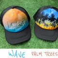 Trucker Caps with Black Mesh Back