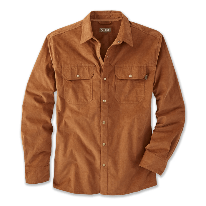 TSG Cottonwood Cord Shirt TSG Men's Long Sleeve Button Down Shirts Rivers and Glen Trading Co