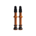 EVO, Tubeless Valves, Tubeless Valve, Presta, 44mm, Orange, Pair