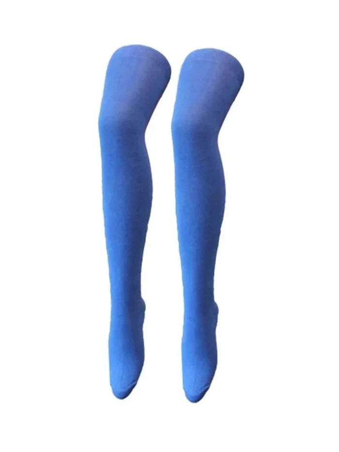 Stretchy Plain Over The Knee Socks - thefancydress.co.uk