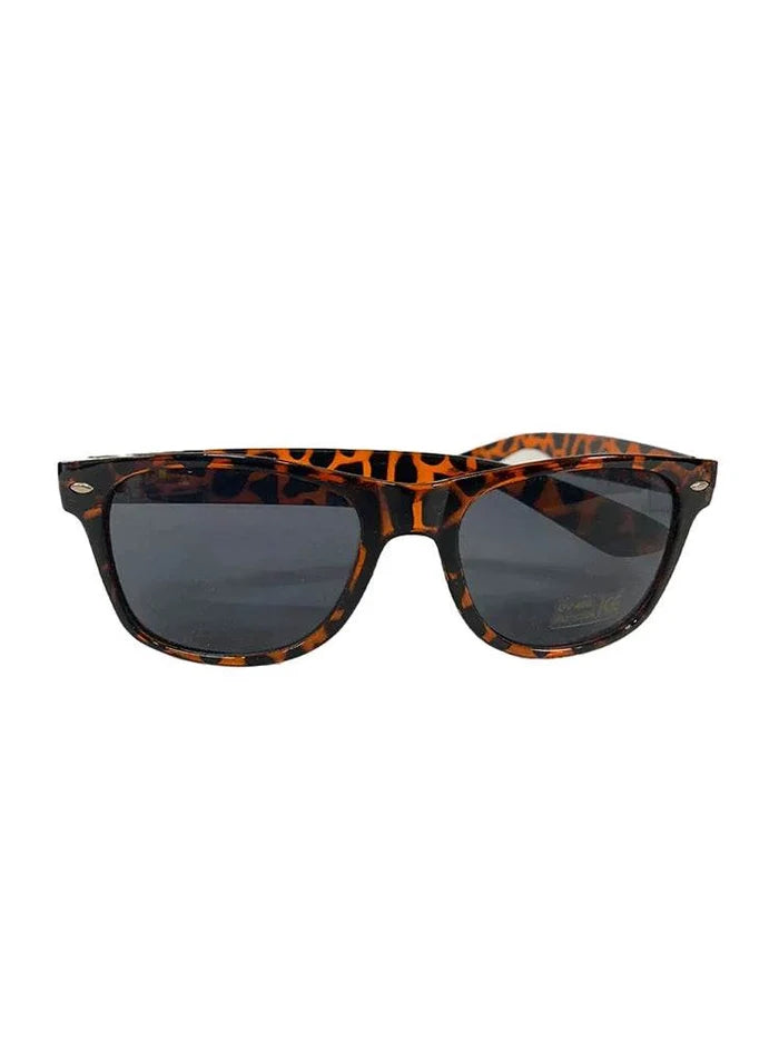 Unisex Brown Turtoise Shell Fashion Sunglasses - thefancydress.co.uk