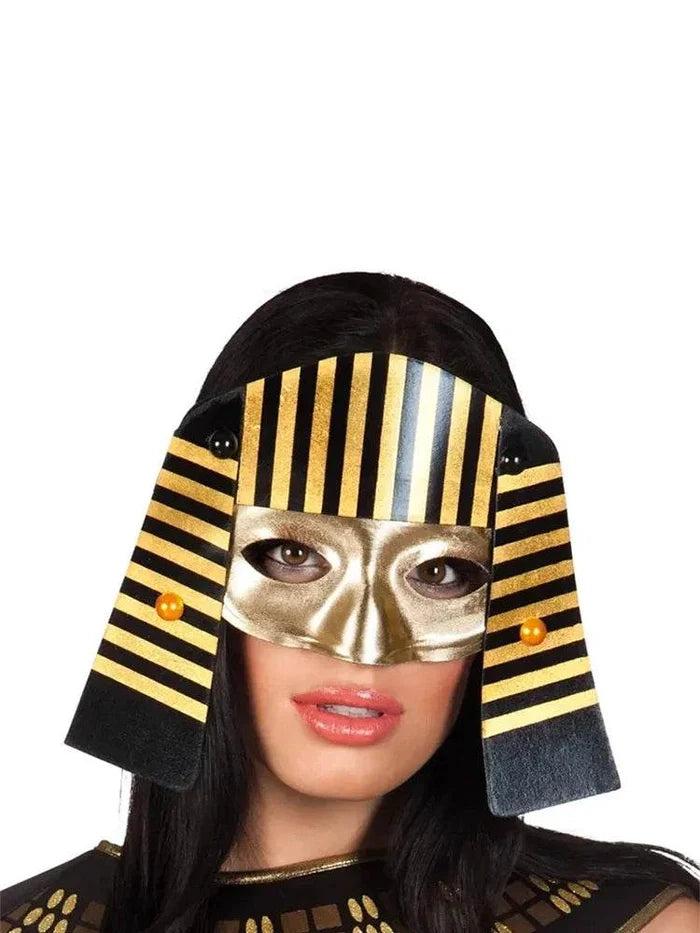 Unisex Egypt Pharaoh Fancy Dress Costume Mask - thefancydress.co.uk