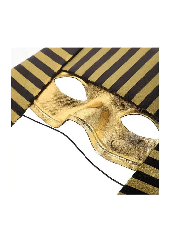 Unisex Egypt Pharaoh Fancy Dress Costume Mask - thefancydress.co.uk