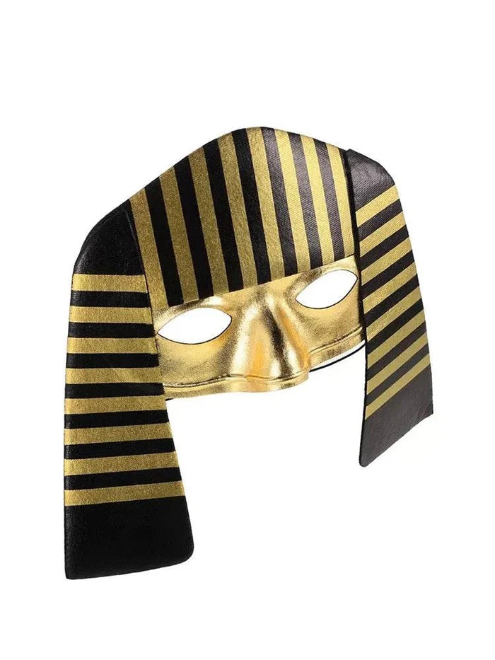 Unisex Egypt Pharaoh Fancy Dress Costume Mask - thefancydress.co.uk