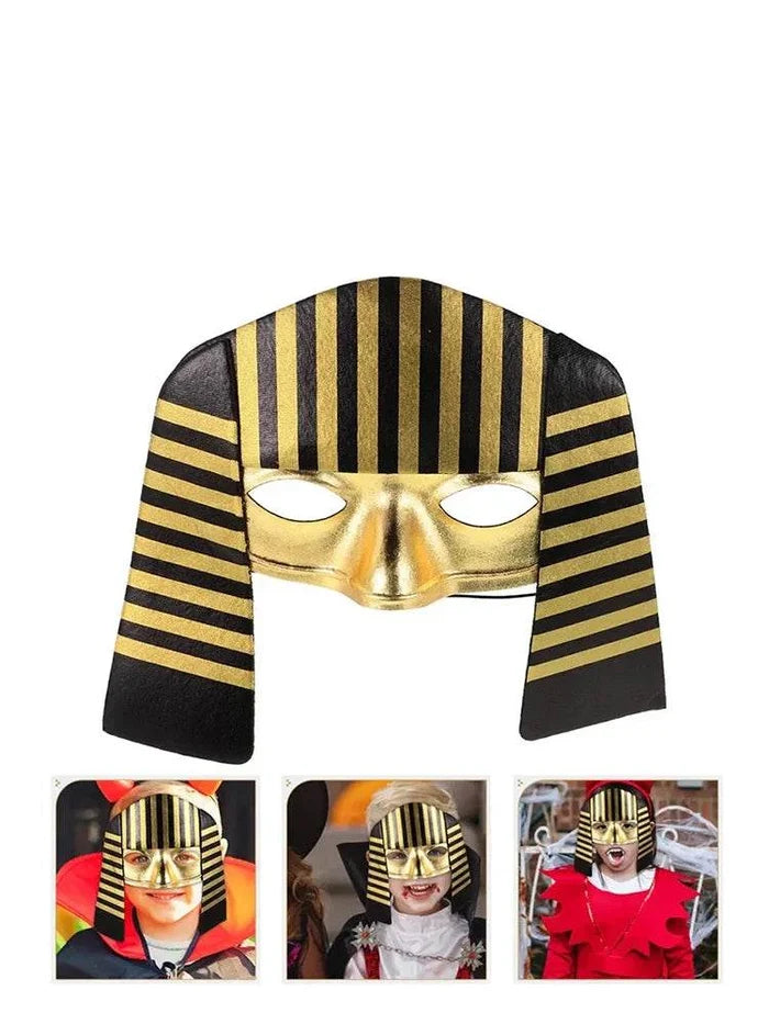 Unisex Egypt Pharaoh Fancy Dress Costume Mask - thefancydress.co.uk