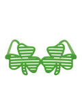 Unisex Irish Shutter Shamrock Glasses for St. Patrick's Day Theme Events - thefancydress.co.uk