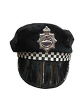 Unisex Police Officer Hat Police Cop Uniform Head wear - thefancydress.co.uk