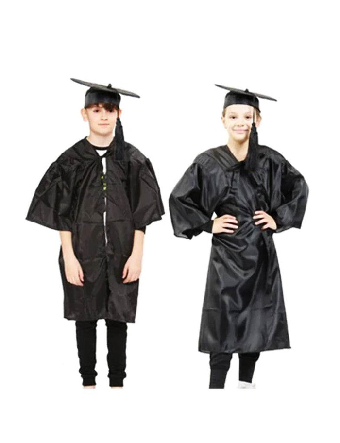 Boys Primary School Graduation Gown and Cap 2-Piece Set - thefancydress.co.uk