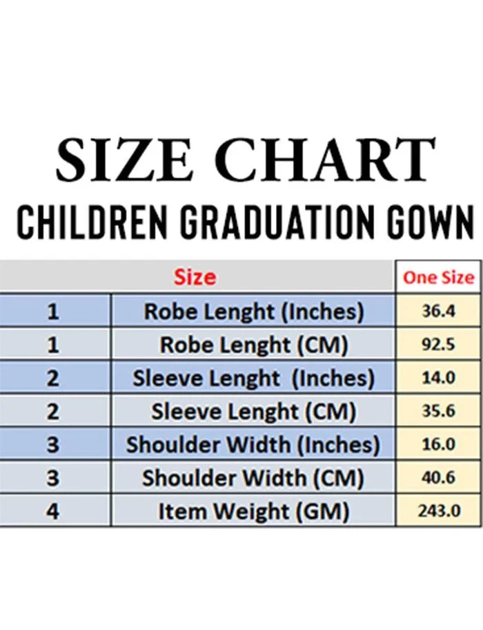 Boys Primary School Graduation Gown and Cap 2-Piece Set - thefancydress.co.uk