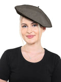 Unisex Wool Blend French Style Beret hat - thefancydress.co.uk