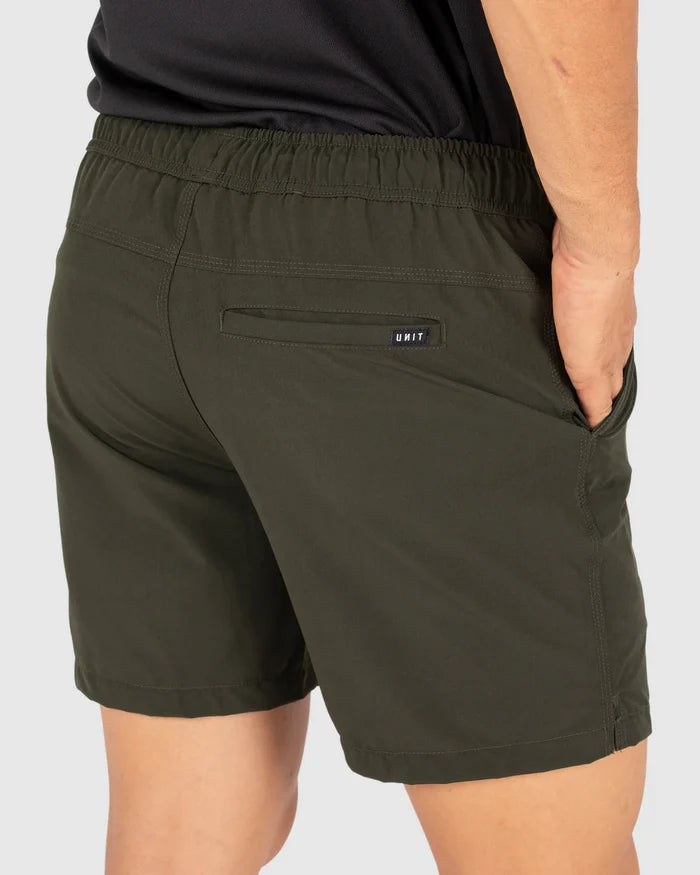 Unit Mens Block Elastic Stretch Shorts