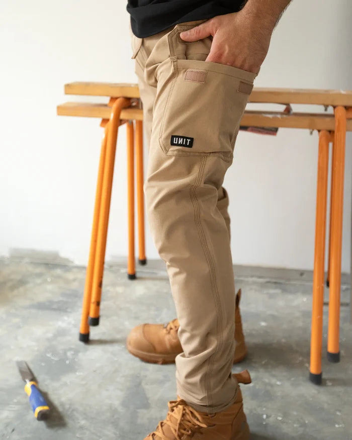 Unit Mens Flexlite Lightweight Stretch Utility Work Pant