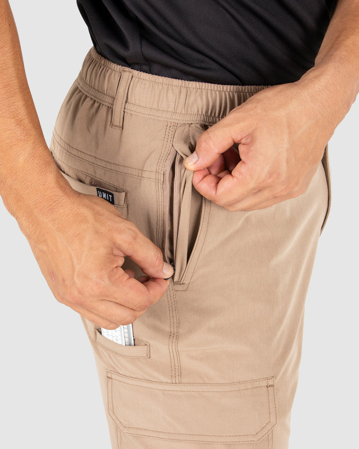 Unit Mens Flexlite Lightweight Stretch Utility Work Pant
