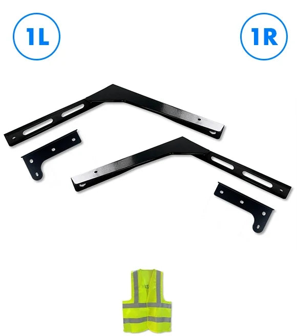 Upper Wind Cab Fairing Support Bracket Set 1R 1L 2025 2026 Volvo VNL New