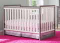 Delta Children White / Grey (066) Urban Classic 3-in-1 Crib, Room Shot a0a