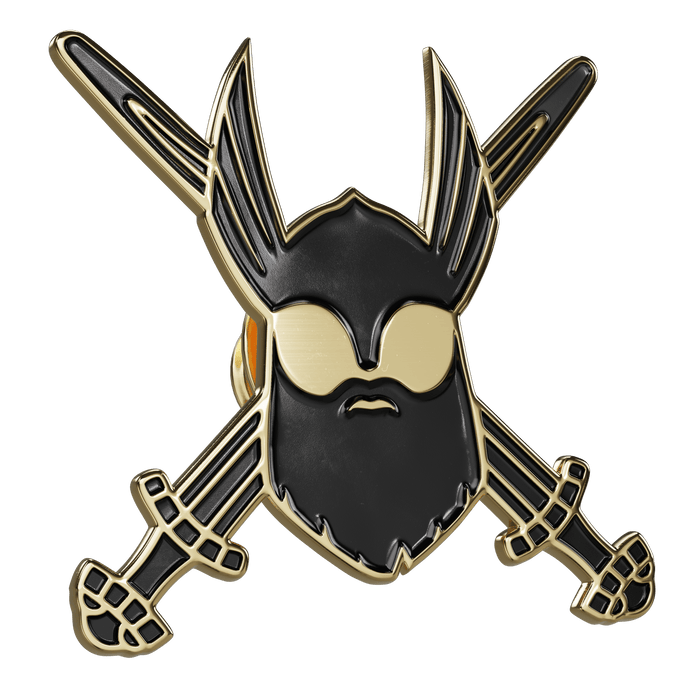 Enamel Pins, Brand Viking. The Beard Struggle